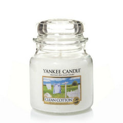 Yankee Candle Clean Cotton Medium Jar Retail Box No