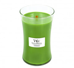 Woodwick Evergreen Large Jar Retail Box No warranty