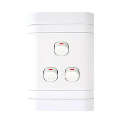 Lesco Flush Cover with 3 Lever 1 Way Switch